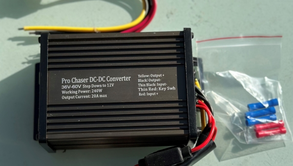 DC-DC Voltage Reducer, 12V, 20A